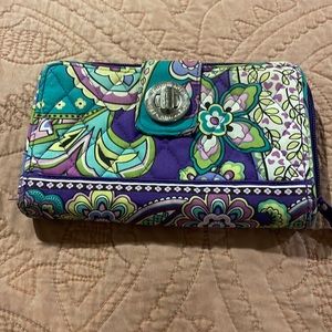 Used Vera Bradley clutch type purse.
